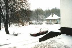Okolica w zimowej scenerii
