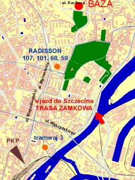 Mapa z lokalizacj� bazy